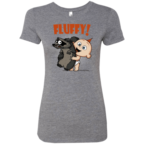 T-Shirts Premium Heather / S Fluffy Raccoon Women's Triblend T-Shirt