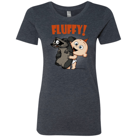 T-Shirts Vintage Navy / S Fluffy Raccoon Women's Triblend T-Shirt