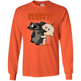 T-Shirts Orange / YS Fluffy Raccoon Youth Long Sleeve T-Shirt
