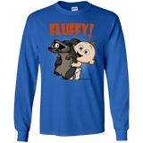 T-Shirts Royal / YS Fluffy Raccoon Youth Long Sleeve T-Shirt