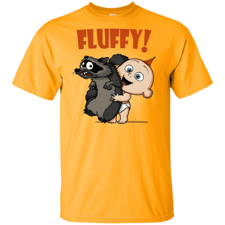 T-Shirts Gold / YXS Fluffy Raccoon Youth T-Shirt