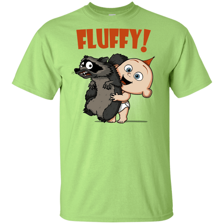 T-Shirts Mint Green / YXS Fluffy Raccoon Youth T-Shirt