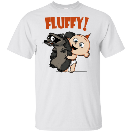 T-Shirts White / YXS Fluffy Raccoon Youth T-Shirt