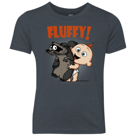T-Shirts Vintage Navy / YXS Fluffy Raccoon Youth Triblend T-Shirt