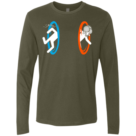 T-Shirts Military Green / Small Fly trouble Men's Premium Long Sleeve