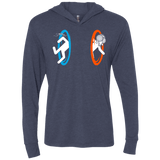 T-Shirts Vintage Navy / X-Small Fly trouble Triblend Long Sleeve Hoodie Tee