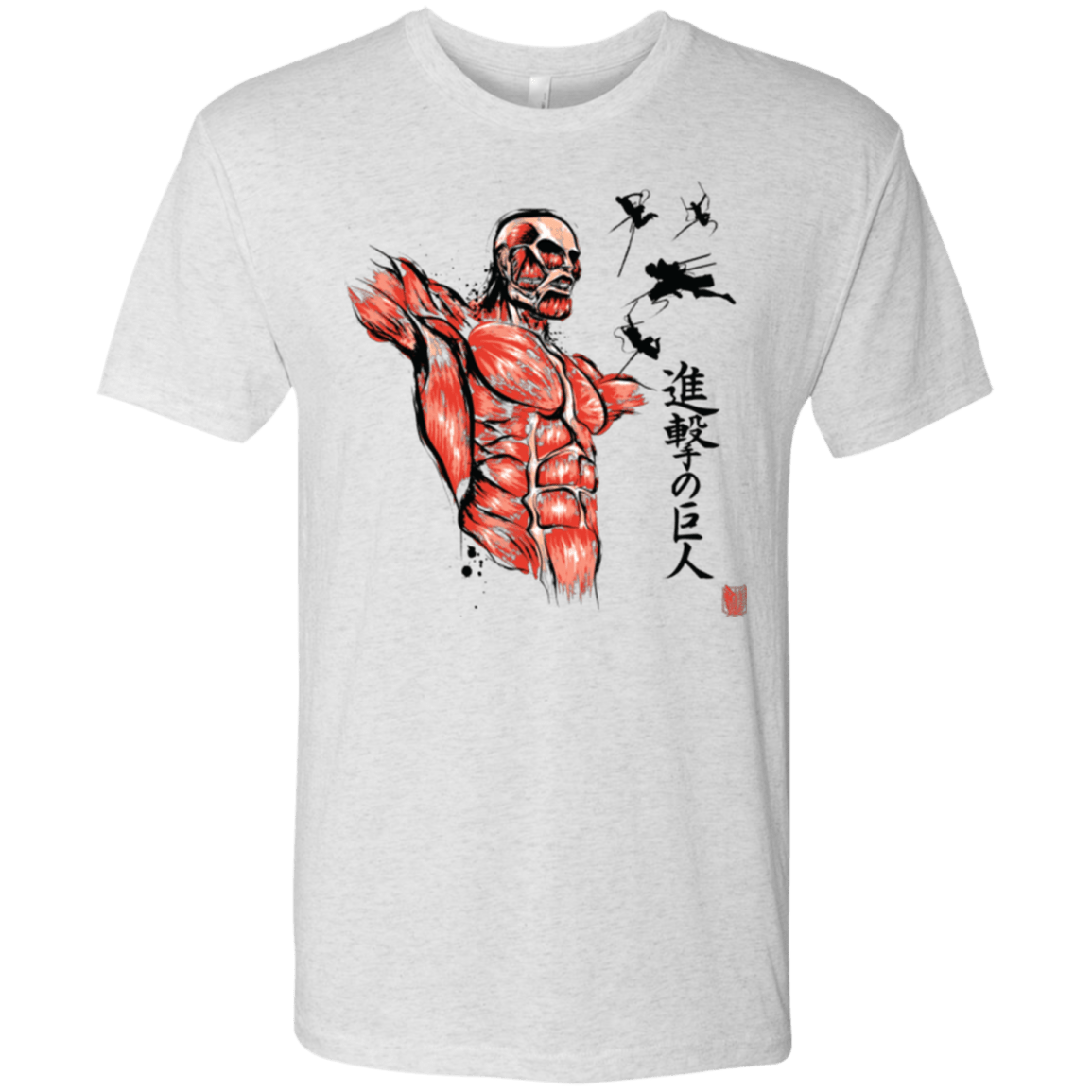 T-Shirts Heather White / Small Flying for Freedom Men's Triblend T-Shirt