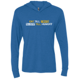 T-Shirts Vintage Royal / X-Small Food Sleep Loop Triblend Long Sleeve Hoodie Tee