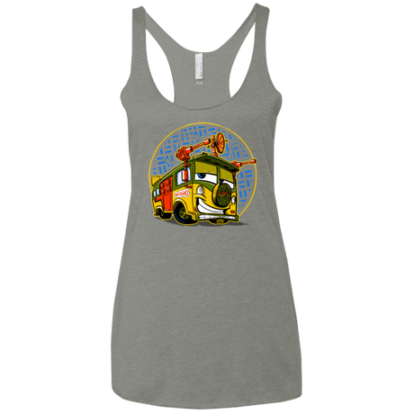 T-Shirts Venetian Grey / X-Small Foot Stinks Women's Triblend Racerback Tank