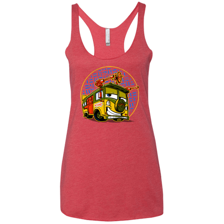 T-Shirts Vintage Red / X-Small Foot Stinks Women's Triblend Racerback Tank