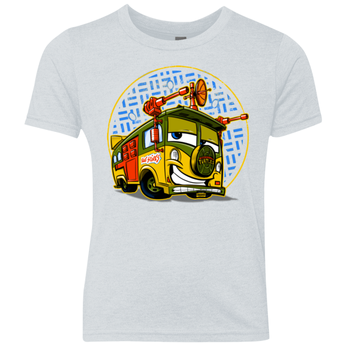 T-Shirts Heather White / YXS Foot Stinks Youth Triblend T-Shirt