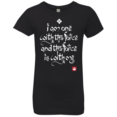 T-Shirts Black / YXS Force Mantra White Girls Premium T-Shirt