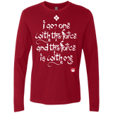 T-Shirts Cardinal / Small Force Mantra White Men's Premium Long Sleeve