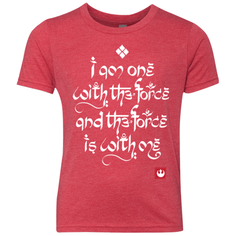 T-Shirts Vintage Red / YXS Force Mantra White Youth Triblend T-Shirt
