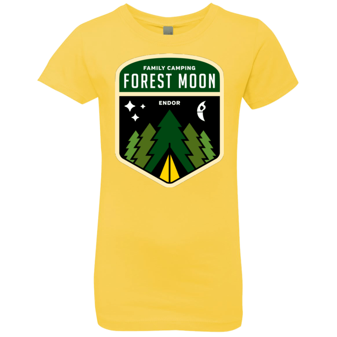 T-Shirts Vibrant Yellow / YXS Forest Moon Girls Premium T-Shirt