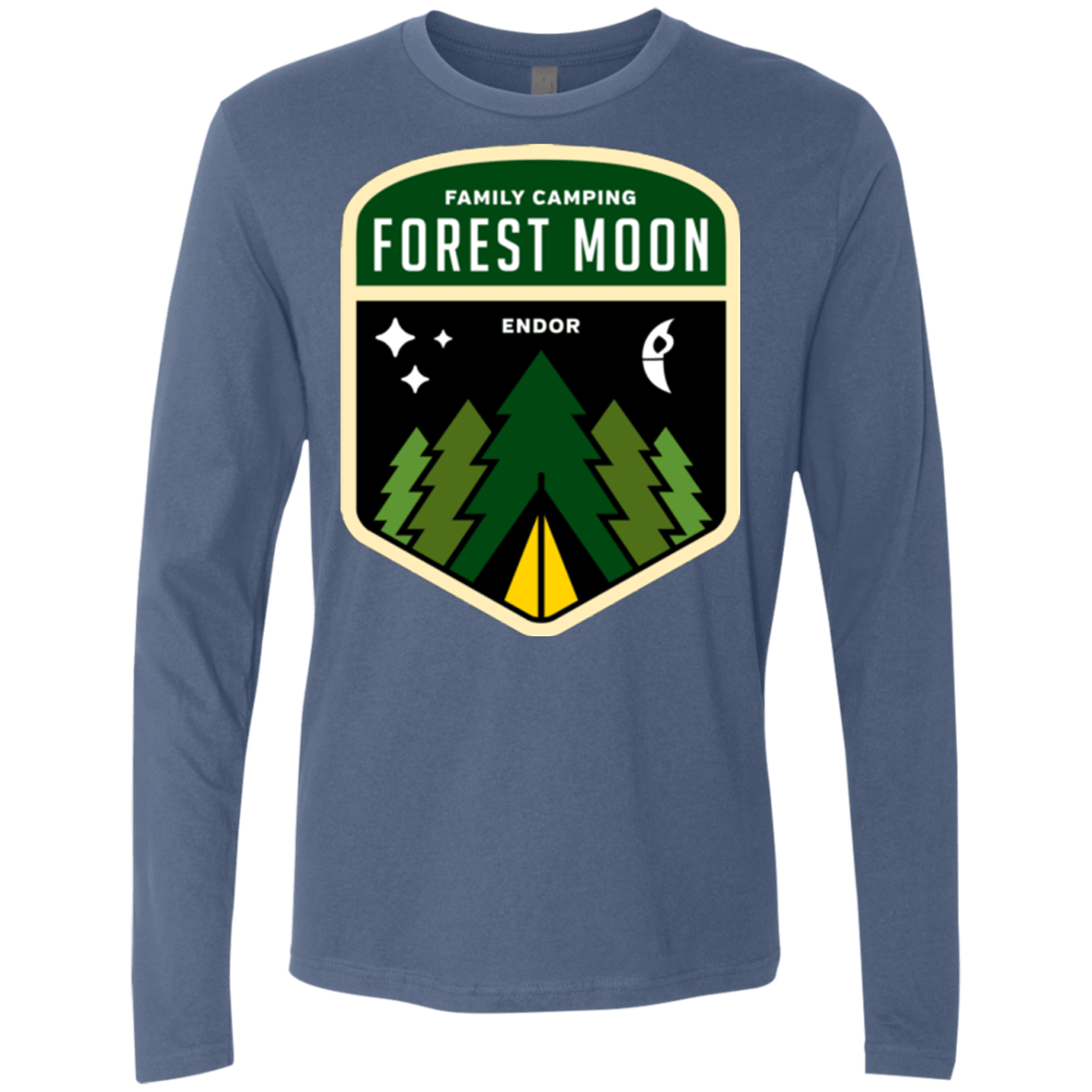 T-Shirts Indigo / Small Forest Moon Men's Premium Long Sleeve