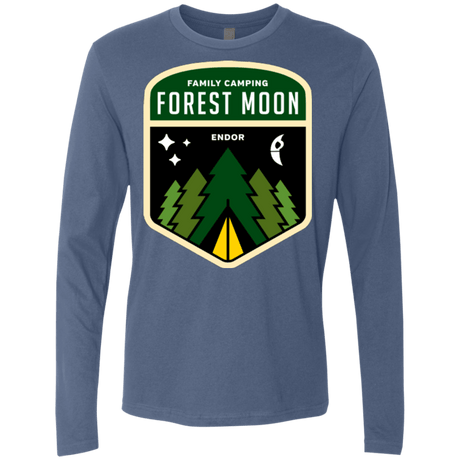 T-Shirts Indigo / Small Forest Moon Men's Premium Long Sleeve