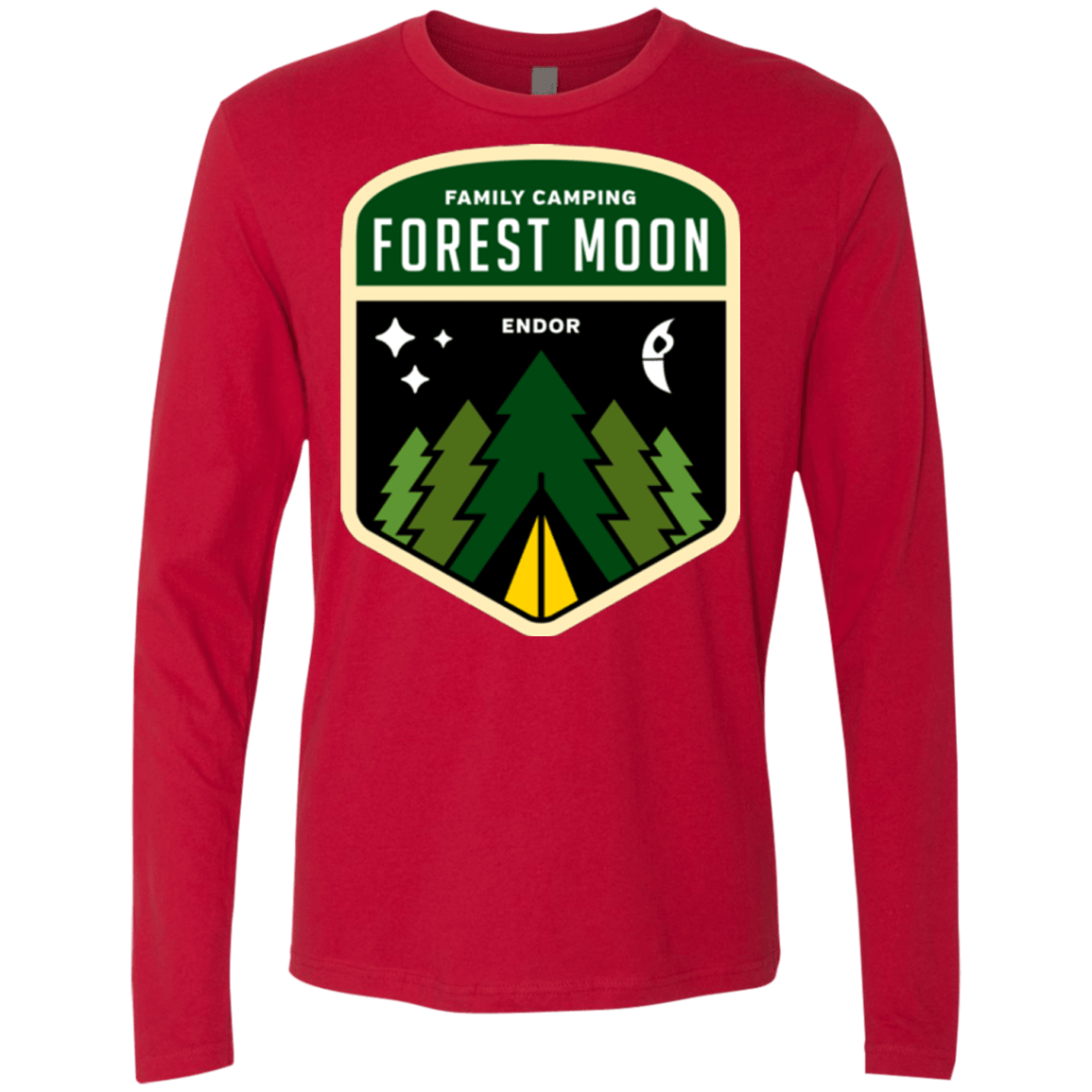 T-Shirts Red / Small Forest Moon Men's Premium Long Sleeve