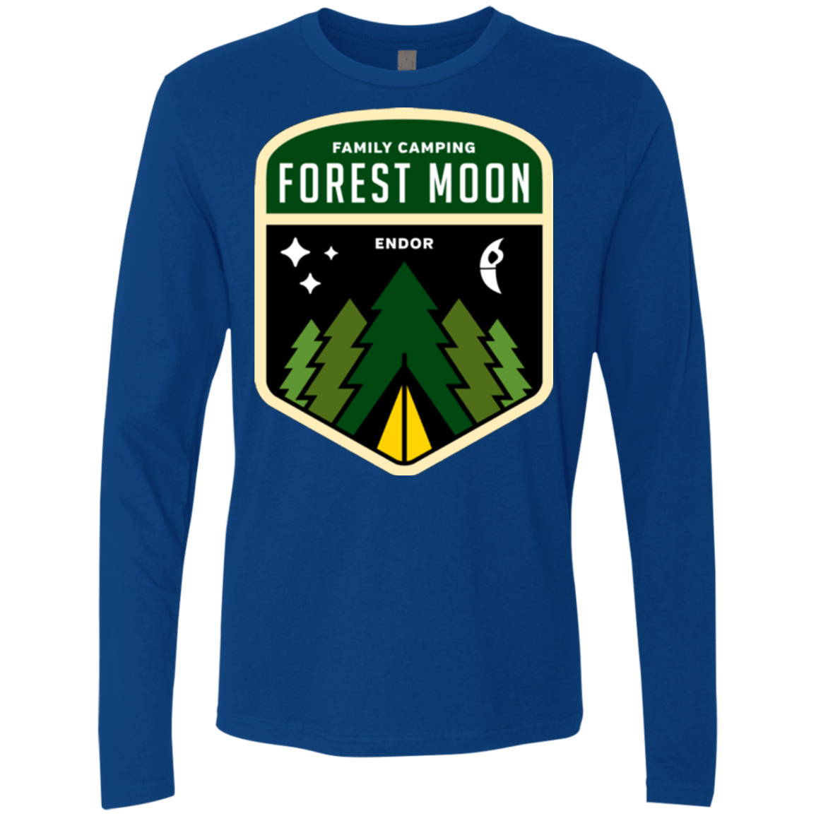 T-Shirts Royal / Small Forest Moon Men's Premium Long Sleeve