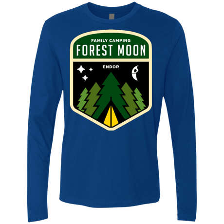 T-Shirts Royal / Small Forest Moon Men's Premium Long Sleeve