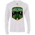T-Shirts Heather White / X-Small Forest Moon Triblend Long Sleeve Hoodie Tee