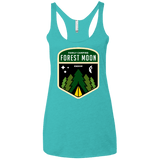 T-Shirts Tahiti Blue / X-Small Forest Moon Women's Triblend Racerback Tank