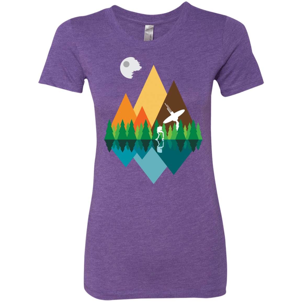 T-Shirts Purple Rush / Small Forest View Women's Triblend T-Shirt