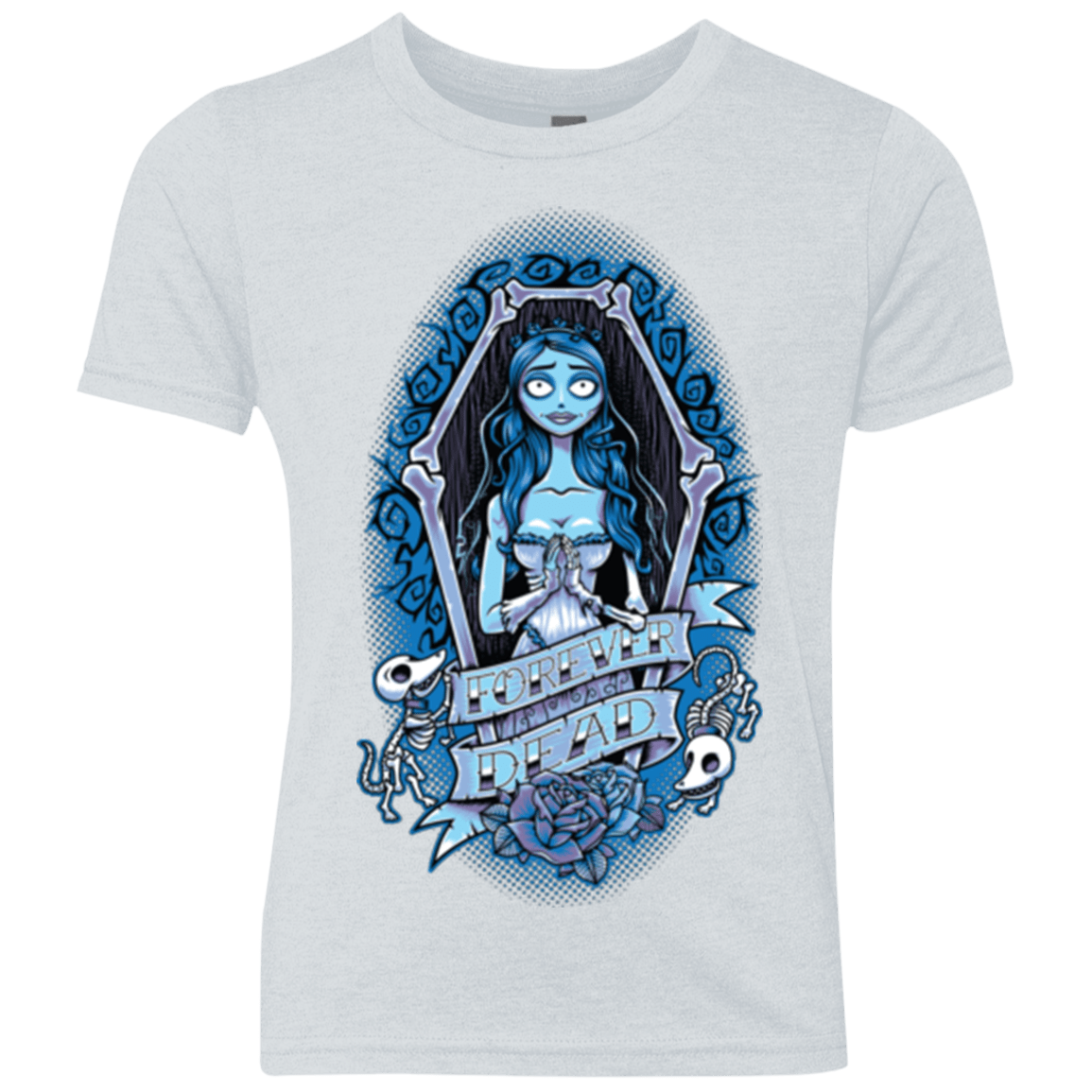 T-Shirts Heather White / YXS Forever Dead Youth Triblend T-Shirt