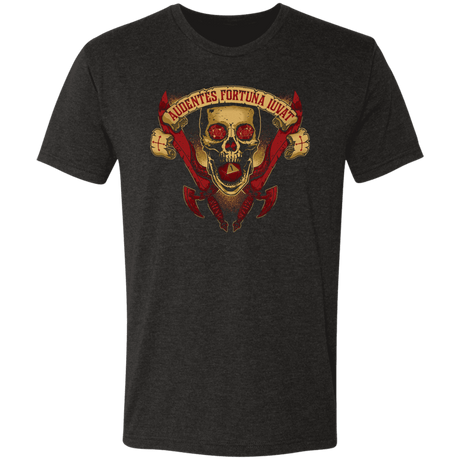 T-Shirts Vintage Black / S Fortune Favors the Brave Men's Triblend T-Shirt