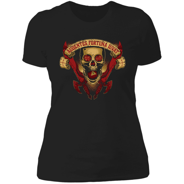 T-Shirts Black / X-Small Fortune Favors the Brave Women's Premium T-Shirt