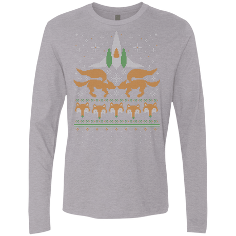 T-Shirts Heather Grey / Small Foxy Threads Men's Premium Long Sleeve