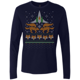 T-Shirts Midnight Navy / Small Foxy Threads Men's Premium Long Sleeve