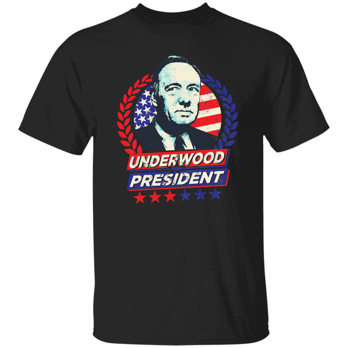 T-Shirts Black / S Frank Underwood 4 Pres T-Shirt