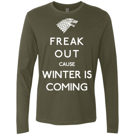 T-Shirts Military Green / Small Freak winter Men's Premium Long Sleeve