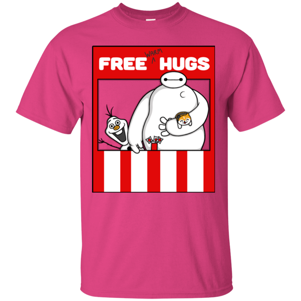 T-Shirts Heliconia / Small Free Hugs T-Shirt