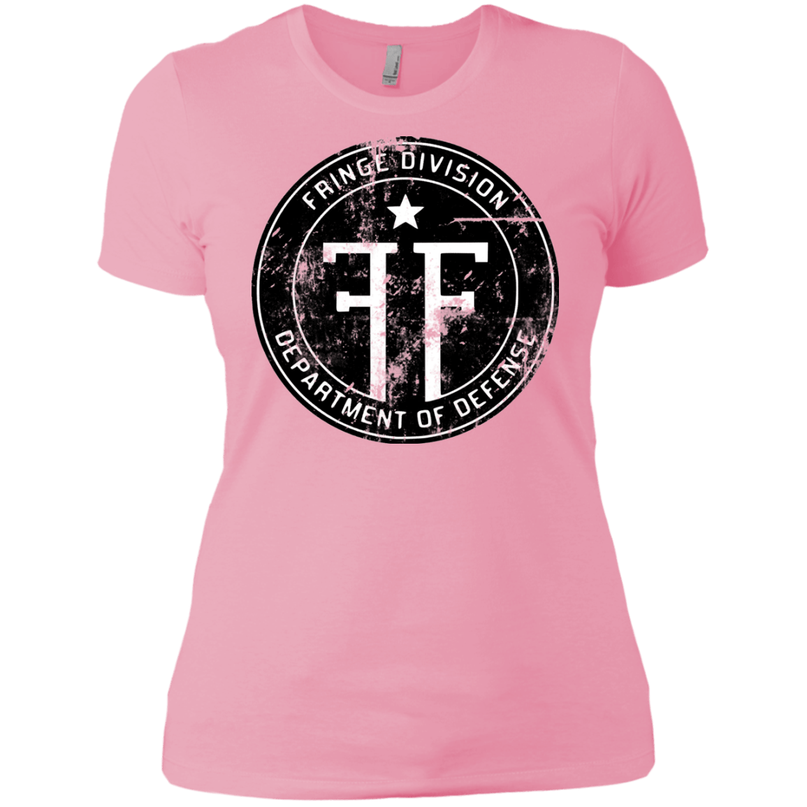 T-Shirts Light Pink / X-Small Fringe Logo Vintage Women's Premium T-Shirt