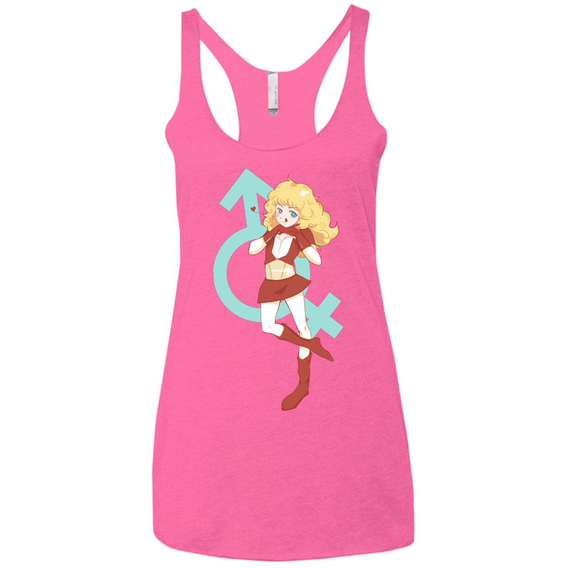 T-Shirts Vintage Pink / X-Small Frol Women's Triblend Racerback Tank