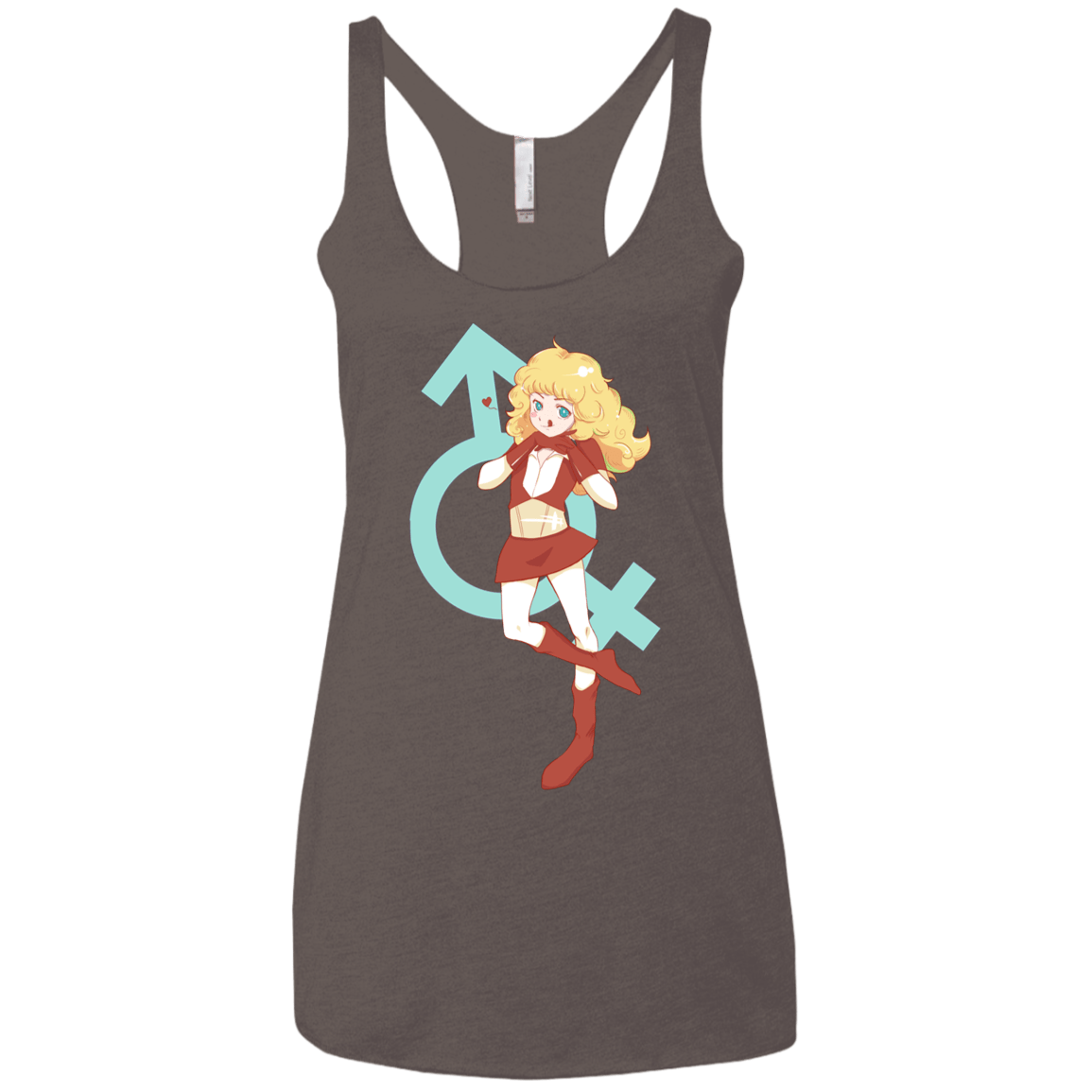 T-Shirts Macchiato / X-Small Frol Women's Triblend Racerback Tank