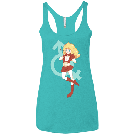 T-Shirts Tahiti Blue / X-Small Frol Women's Triblend Racerback Tank