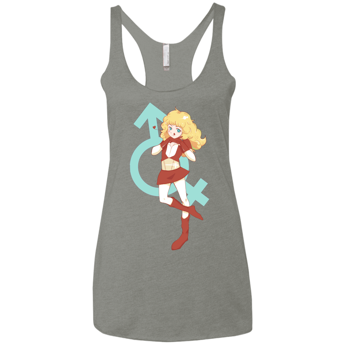 T-Shirts Venetian Grey / X-Small Frol Women's Triblend Racerback Tank