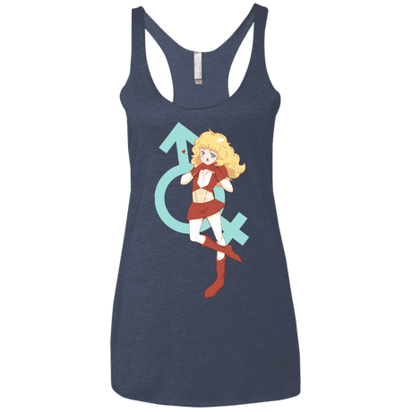 T-Shirts Vintage Navy / X-Small Frol Women's Triblend Racerback Tank