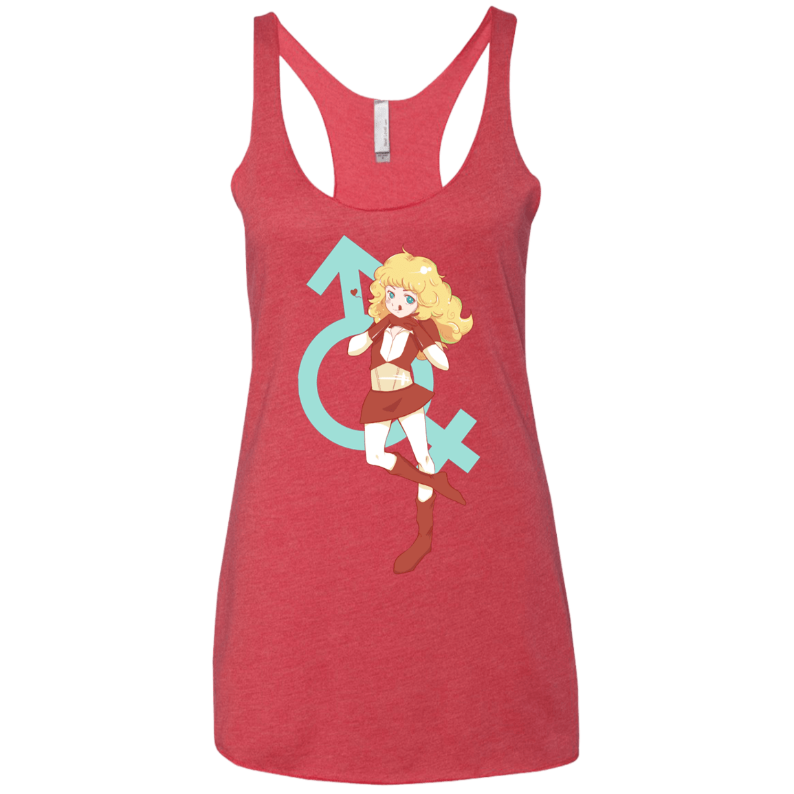 T-Shirts Vintage Red / X-Small Frol Women's Triblend Racerback Tank