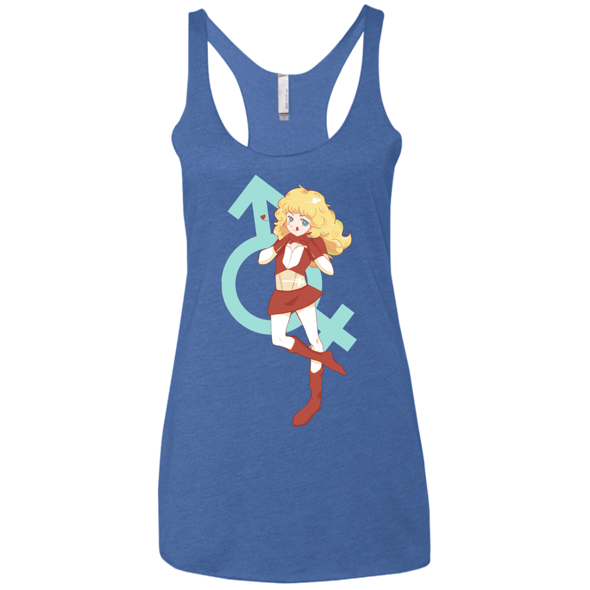 T-Shirts Vintage Royal / X-Small Frol Women's Triblend Racerback Tank