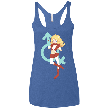 T-Shirts Vintage Royal / X-Small Frol Women's Triblend Racerback Tank
