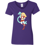 T-Shirts Purple / S Frol Women's V-Neck T-Shirt