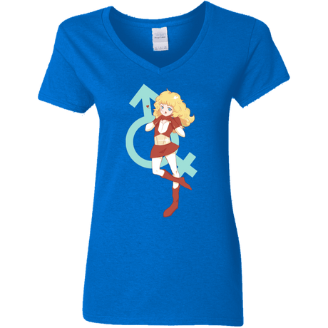 T-Shirts Royal / S Frol Women's V-Neck T-Shirt