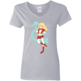 T-Shirts Sport Grey / S Frol Women's V-Neck T-Shirt