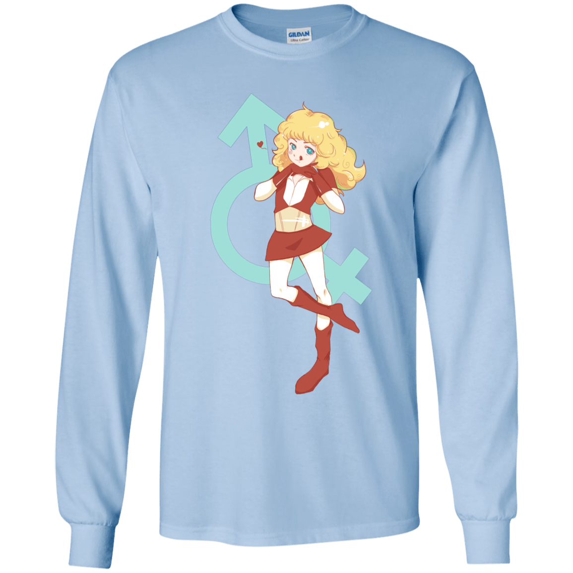 T-Shirts Light Blue / YS Frol Youth Long Sleeve T-Shirt