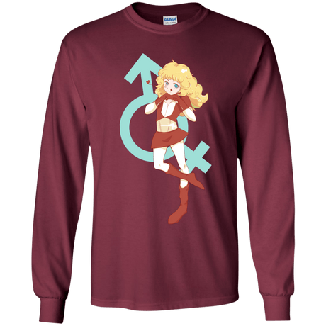 T-Shirts Maroon / YS Frol Youth Long Sleeve T-Shirt