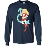 T-Shirts Navy / YS Frol Youth Long Sleeve T-Shirt